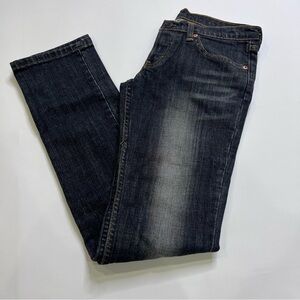 Levi’s 556 Women’s Low Rise Faded Black Straight Leg Jeans Size 26